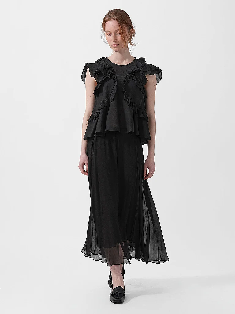 MARANT ETOILE Midi-jupe LYCIA noir | 36